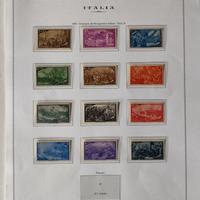 Serie di 12 francobolli del Cent.Risorgimento 1948