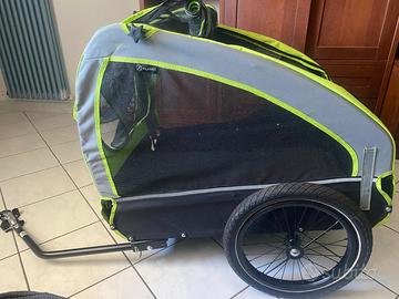 Rimorchio bici per animali