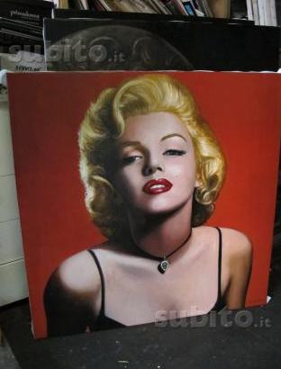 Antonio Sciacca, olio su tela SUPER PREZZO Marilyn