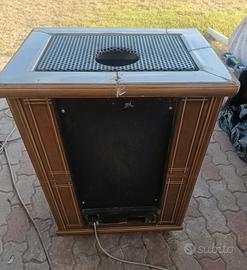 Stufa a legna in ceramica ventilata 