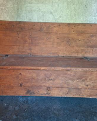 Cassapanca vero legno vintage