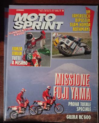 Rivista MOTOSPRINT numero 19 del 1989