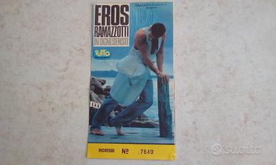 Ticket concerto Eros Ramazzotti tour 90