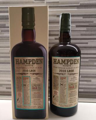 Rum Hampden Estate 2010 LROK – 11 Year Old – 47%