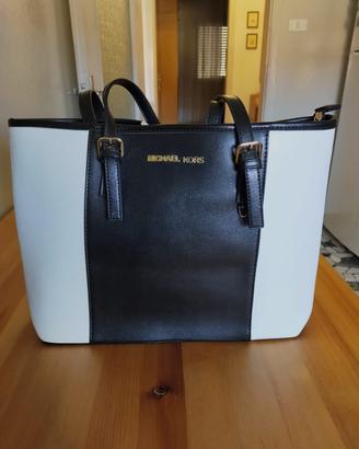 Borsa Michael Kors bianca e nera