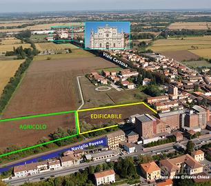 Certosa di Pavia - terreno edificabile 8.376 mq