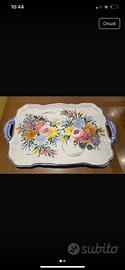 Vassoio Ceramica Castelli