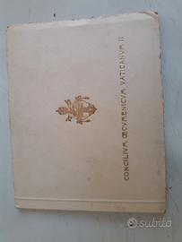 MONETE VATICANO ORDINARIA 1972  CON 500£ ARGENTO