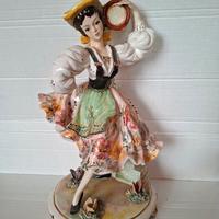 gitana danzante con tamburello