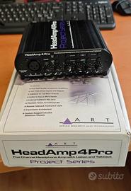 ART HeadAmp 4 Pro amplificatore cuffie
