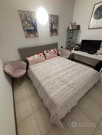 Letto matrimoniale contenitore+Materasso in memory