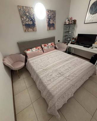 Letto matrimoniale contenitore+Materasso in memory