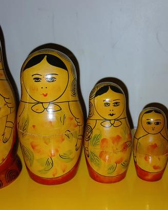  "Matrioska Semionov originale, 6 pezzi,20cm altza