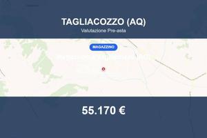 Immobile in asta di 12300 m² a Tagliacozzo