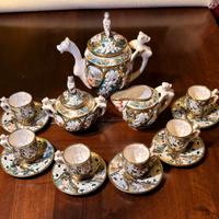 Set tazze caffé e thè capodimonte