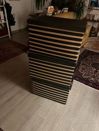 3 grandi scatole con coperchio