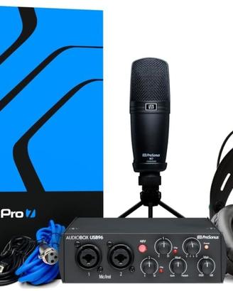 🎙️ PreSonus AudioBox USB 96 Studio – Kit completo