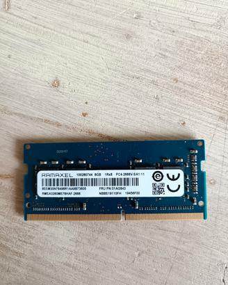 RAM 8 GB NOTEBOOK PC4 RAMAXEL 