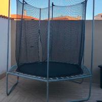 Trampolino esagonale elastico 240 cm
