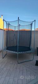 Trampolino esagonale elastico 240 cm