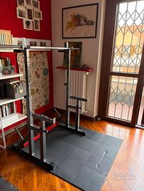 Rack (250kg) con proteggi paviemnto.