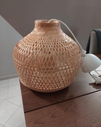Lampadario da soffitto tipo vimini