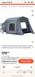 TENDA POSTERIORE SUV O AUTO 