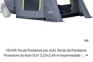 TENDA POSTERIORE SUV O AUTO 