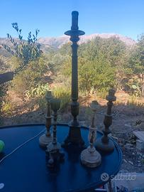 lotto candelieri antichi