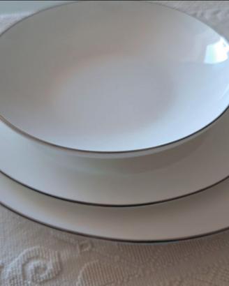 Servizio piatti 55 pezzi oro bianco Scherzer NUOVO