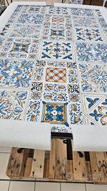 Tavolo Mosaico 120x80cm SEDIE A PARTE 