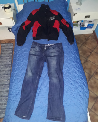 Giacca moto spidi tg m e Jeans moto