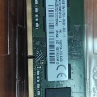 RAM 4GB DDR4 2666MHz Kingston per Notebook - SODIM