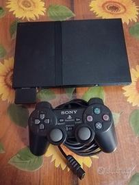 Console Sony PlayStation 2 PS2 Slim Nera + Joypad