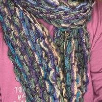 Sciarpa lana invernale uncinetto