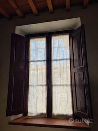 Lotto 4 Ante Finestra in Legno + 4 Scuri Interni –