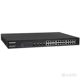 INTELLINET Switch 24 porte Gigabit Ethernet PoE