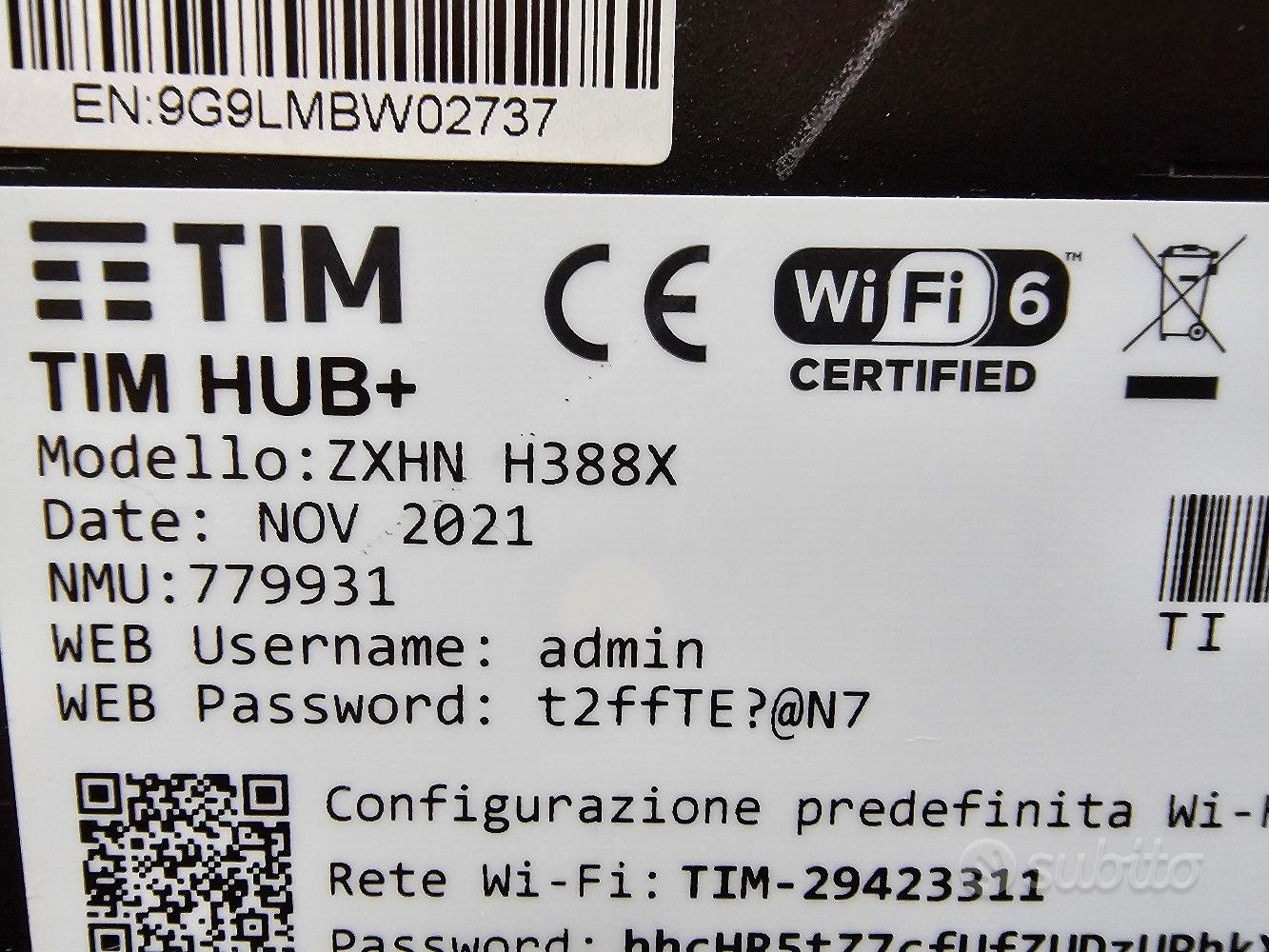 Modem Tim Hub + Fibra - Informatica In vendita a Bari