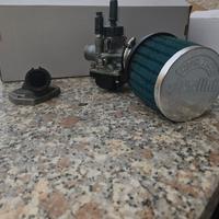 carburatore 19, filtro polini e collettore piaggio