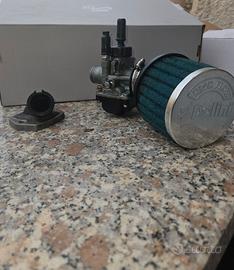 carburatore 19, filtro polini e collettore piaggio