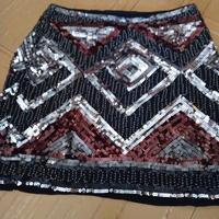 Minigonna paillettes 
