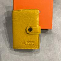 Portafoglio/portatessere vera pelle per donna