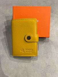 Portafoglio/portatessere vera pelle per donna