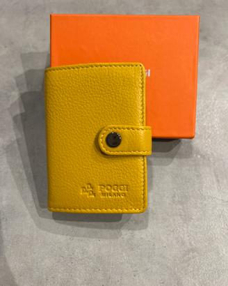 Portafoglio/portatessere vera pelle per donna