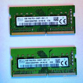 2x8GB Ram SK Hynix DDR4 PC4-2400T Sodimm (16GB)