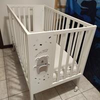 Lettino Picci “Orso Converse” trasf. in culla