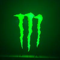 Insegna luminosa monster energy drink