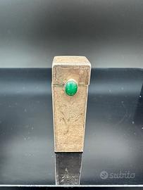 Argento 800 antico portarossetto con specchio