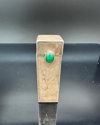 Argento 800 antico portarossetto con specchio