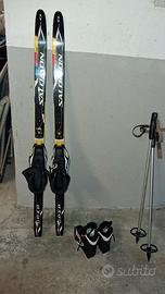 Sci da fondo bimbo con attacco e scarpe